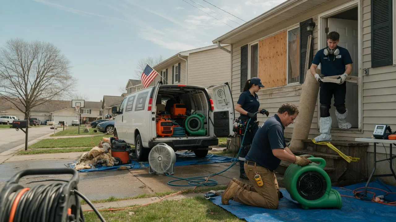 Water Damage Restoration in Danville, IL near me